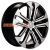 Диск Khomen Wheels KHW1803 (Jolion) 7x18/5x114,3 ET37 D66,5  Black-FP