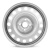 Стальные диски TREBL X40001 Hyundai 6x16 4*100 ET52 Dia54.1 Silver