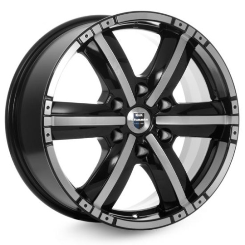 Легкосплавные диски КиК Окинава (КС469) 8x18 6*139.7 ET25 Dia106.1 Алмаз-черный