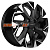 Диск Khomen Wheels KHW1402 5,5x14/4x100 ET43 D67,1  Black-FP