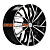 Диск Khomen Wheels KHW1717 (RAV4) 7x17/5x114,3 ET39 D60,1  Black-FP