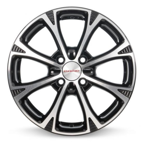 Легкосплавные диски КиК Блюз-оригинал (КС606) 6x15 4*100 ET40 Dia60.1 Алмаз-черный