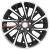 Диск Khomen Wheels KHW1804 (XC40/XC60) 7,5x18/5x108 ET50 D63,3  Black-FP