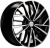 Диск Khomen Wheels KHW1724 (Jac/Москвич 3) 7x17/5x108 ET40 D54,1  Black-FP