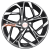 Диск Khomen Wheels KHW1716 (Qashqai) 7x17/5x114,3 ET40 D66,1  Black-FP