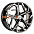 Диск Khomen Wheels KHW1716 (CS75) 7x17/5x114,3 ET45 D60,1  Black-FP