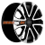 Диск Khomen Wheels KHW1805 (Mazda BT50) 7,5x18/6x139,7 ET45 D93,1  Black-FP