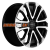 Диск Khomen Wheels KHW1805 (JAC T6 Pickup) 7,5x18/6x139,7 ET30 D106,1  Black-FP