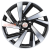 Диск Khomen Wheels KHW1801 (Seltos) 7,5x18/5x114,3 ET50 D67,1  Black-FP