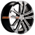 Диск Khomen Wheels KHW1803 (Coolray) 7x18/5x114,3 ET50 D54,1  Black-FP