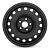 Стальные диски ТЗСК Chevrolet Aveo 6x15 5*105 ET39 Dia56.6 Черный-глянец