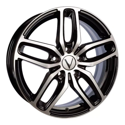 Вектор  В199  6,5\R17 5*100 ET38  d67,1  Алмаз черный  [19900AB]