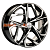 Диск Khomen Wheels KHW1716 (CX-5/i40/X-Trail) 7x17/5x114,3 ET45 D67,1  Black-FP