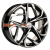 Диск Khomen Wheels KHW1716 (CX-5/i40/X-Trail) 7x17/5x114,3 ET45 D67,1  Black-FP