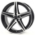 Диски OZ Racing Energy 8x17 5x108 ET38 ЦО75 цвет MATT BLACK DIAMOND CUT