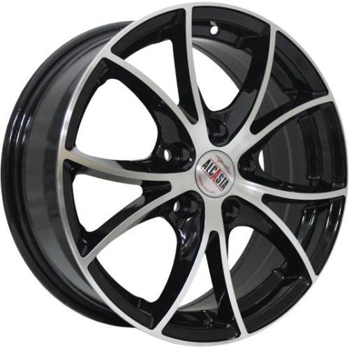 Диски Alcasta M07 6x15 4x100 ET43 ЦО60,1 Цвет BKF