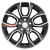 Диск Khomen Wheels KHW1713 (SantaFe) 7x17/5x114,3 ET47 D67,1  Black-FP