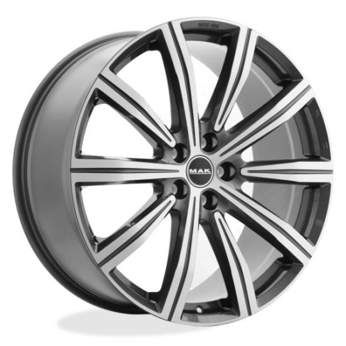 Легкосплавные диски MAK Birmingham 9x22 5*108 ET45 Dia63.4 Gunmetal Mirror Face