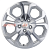Диск Khomen Wheels KHW1711 (Arkana/Kaptur) 6,5x17/5x114,3 ET50 D66,1  F-Silver-FP