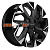 Диск Khomen Wheels KHW1402 (Alsvin/Getz/i20) 5,5x14/4x100 ET46 D54,1  Black-FP