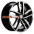 Диск Khomen Wheels KHW1612 (Polo) 6,5x16/5x100 ET39 D57,1  Black-FP