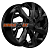 Диск литой Khomen Wheels KHW1402 (Solaris/Logan/Rio) 5.5x14/4x100 ET43 D67.1 Black