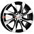 Диск K&K Джемини 6x15/4x100 ET37 D60,1  Алмаз черный
