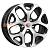 Диск K&K КС869 6,5x16/4x100 ET50 D60,1  Алмаз черный