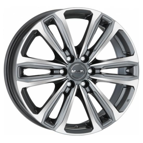 Легкосплавные диски MAK Safari 6 8x18 6*114.3 ET45 Dia66.1 Gunmetal Mirror Face