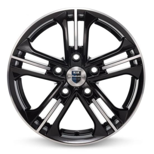 Легкосплавные диски КиК Trinity-оригинал (КС615) 6x15 5*100 ET38 Dia57.1 Алмаз-черный