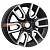 Диск литой Khomen Wheels KHW1723 (Pajero) 8x17/6x139.7 ET46 D67.1 Black-FP