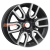 Диск литой Khomen Wheels KHW1723 (Pajero) 8x17/6x139.7 ET46 D67.1 Black-FP