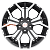 Диск Khomen Wheels KHW1715 (RAV4) 7x17/5x114,3 ET39 D60,1  Black-FP